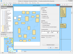 Automatically layout your diagram.