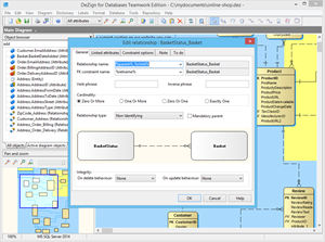 Edit a relationship in the relationship editor.