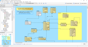 Industry standard notations are supported: IDEF1X notation.